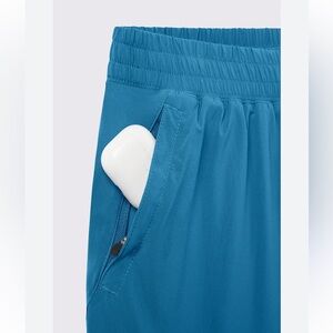 NWT Activezone elastic waist teal high waist sports shorts w/ pockets size 4X